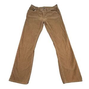 Polo Ralph Lauren Corduroy Pants Mens 36x32 Cotton 650 Straight‎ Brown Chino